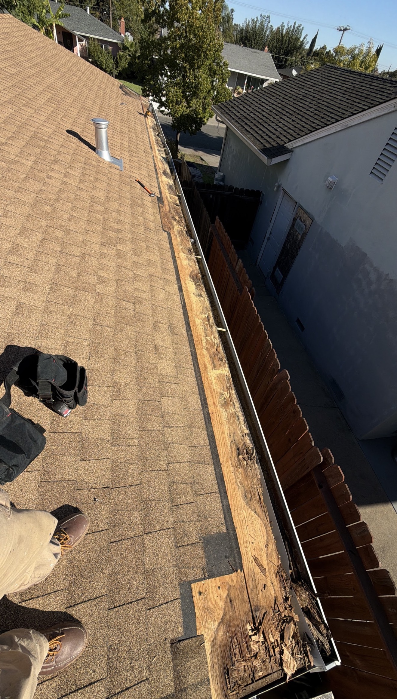Roof repair project photo 2